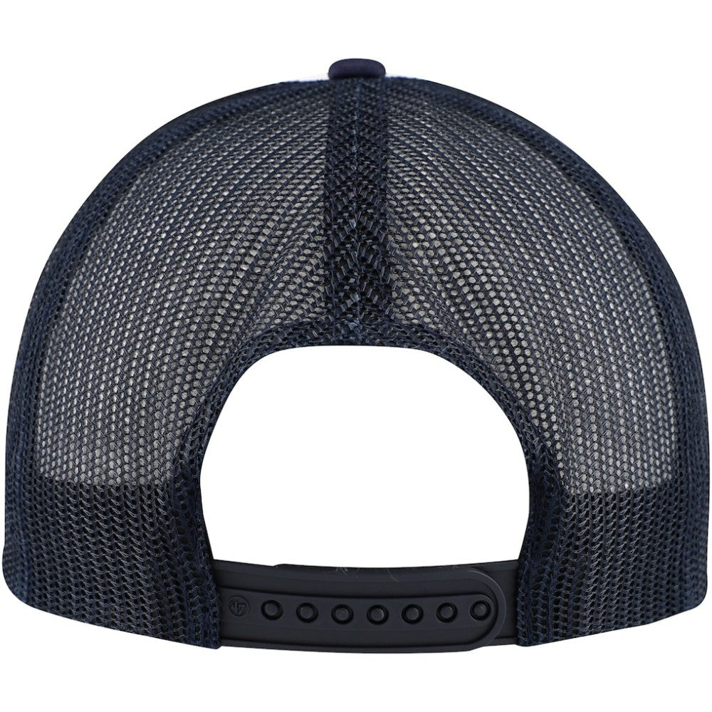 Chicago Cubs '47 Cooperstown Collection Wax Pack Express Trucker Adjustable Hat - White/Navy Hats