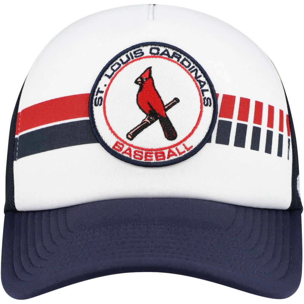 St. Louis Cardinals '47 Cooperstown Collection Wax Pack Express Trucker Adjustable Hat - White/Navy Hats