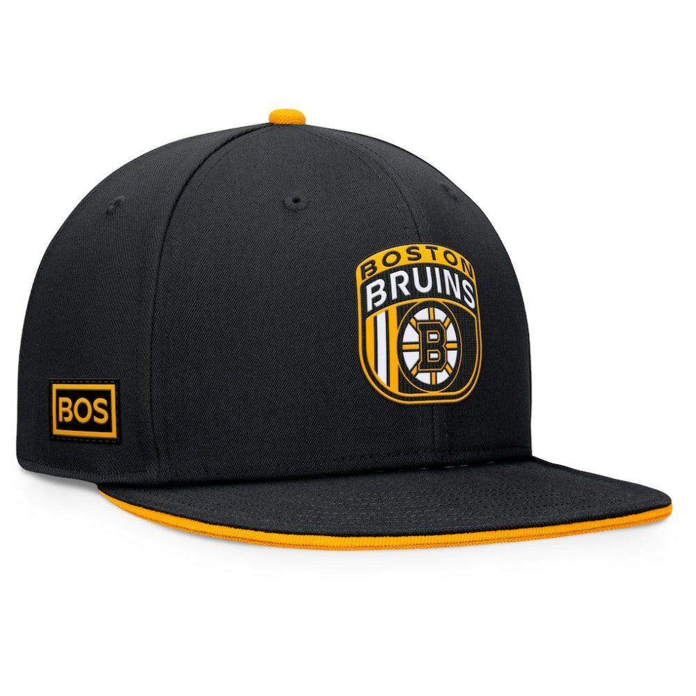 NHL Boston Bruins Fanatics 2024 NHL Draft Snapback Hat - Black