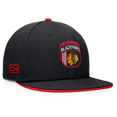 NHL Chicago Blackhawks Fanatics 2024 NHL Draft Snapback Hat - Black