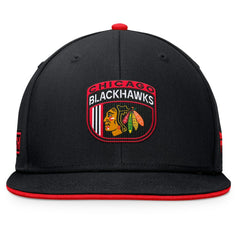 NHL Chicago Blackhawks Fanatics 2024 NHL Draft Snapback Hat - Black