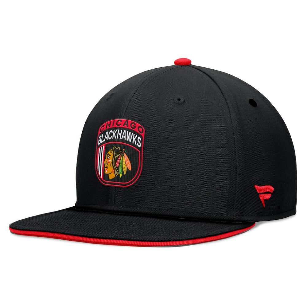 NHL Chicago Blackhawks Fanatics 2024 NHL Draft Snapback Hat - Black