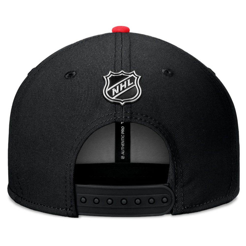 NHL Chicago Blackhawks Fanatics 2024 NHL Draft Snapback Hat - Black