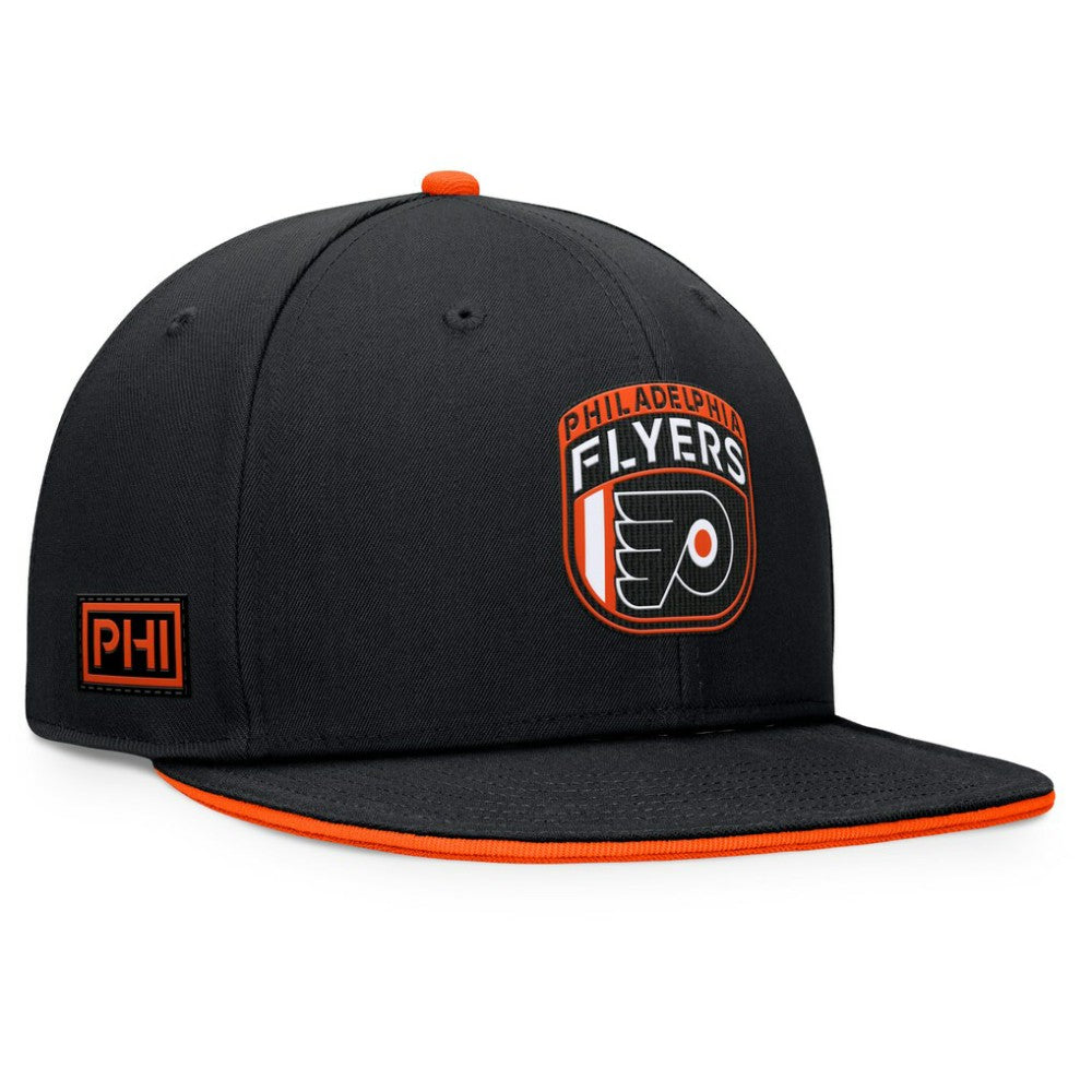 NHL Philadelphia Flyers Fanatics 2024 NHL Draft Snapback Hat - Black