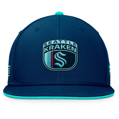 NHL Seattle Kraken Fanatics 2024 NHL Draft Snapback Hat - Deep Sea Blue