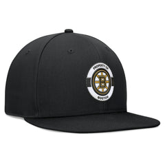 NHL Boston Bruins Fanatics Authentic Pro Training Camp Snapback Hat - Black