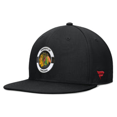 NHL Chicago Blackhawks Fanatics Authentic Pro Training Camp Snapback Hat - Black