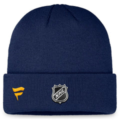 NHL St. Louis Blues Fanatics Authentic Pro Training Camp Cuffed Knit Hat - Navy