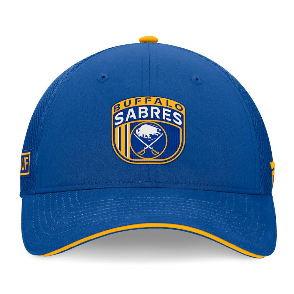 NHL Buffalo Sabres Fanatics 2024 NHL Draft On Stage Trucker Adjustable Hat - Royal