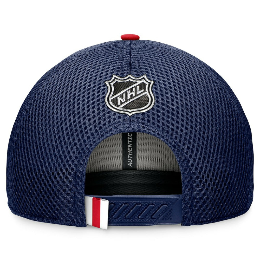 NHL New York Rangers Fanatics 2024 NHL Draft On Stage Trucker Adjustable Hat - Navy
