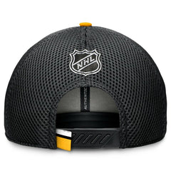 NHL Pittsburgh Penguins Fanatics 2024 NHL Draft On Stage Trucker Adjustable Hat - Black