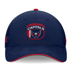 NHL Washington Capitals Fanatics 2024 NHL Draft On Stage Trucker Adjustable Hat - Navy