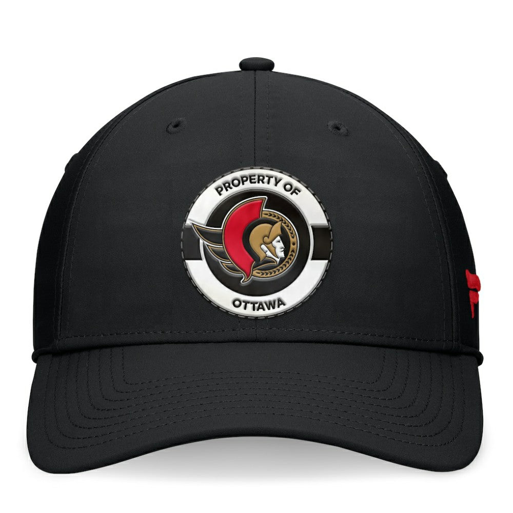 NHL Ottawa Senators Fanatics Authentic Pro Training Camp Flex Hat - Black