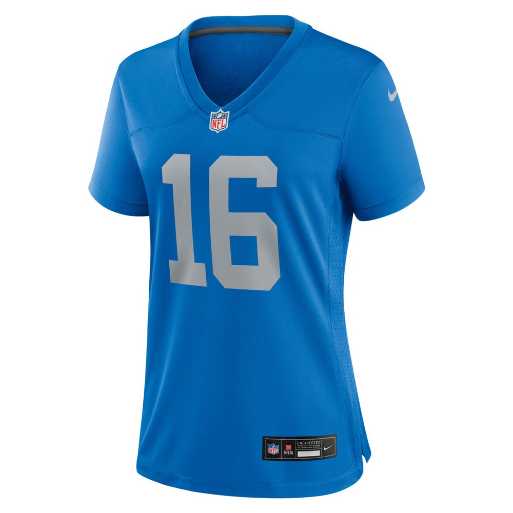 Jared Goff Detroit Lions Women's Alternate Game Jersey Blue