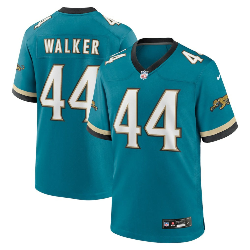 Travon Walker Jacksonville Jaguars Prowler Throwback Player Game Jersey Teal