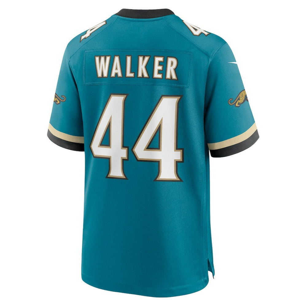 Travon Walker Jacksonville Jaguars Prowler Throwback Player Game Jersey Teal