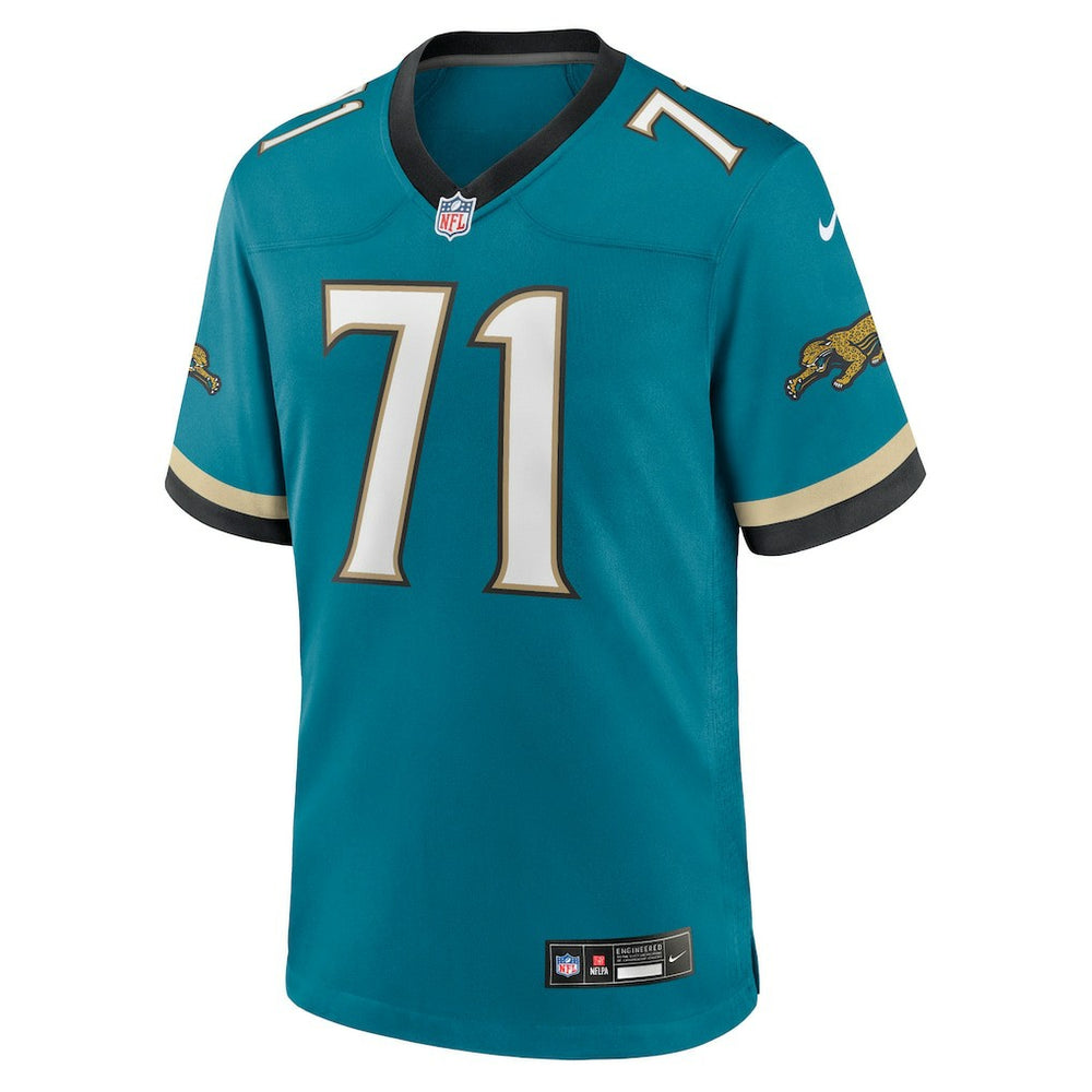 Tony Boselli Jacksonville Jaguars Prowler Throwback Retired Player Game Jersey Teal