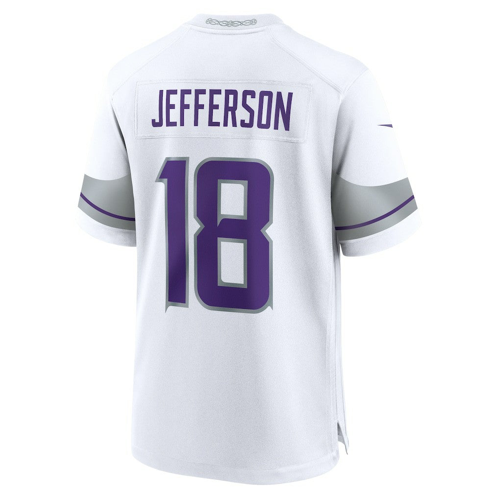 Justin Jefferson Minnesota Vikings Alternate Game Player Jersey White