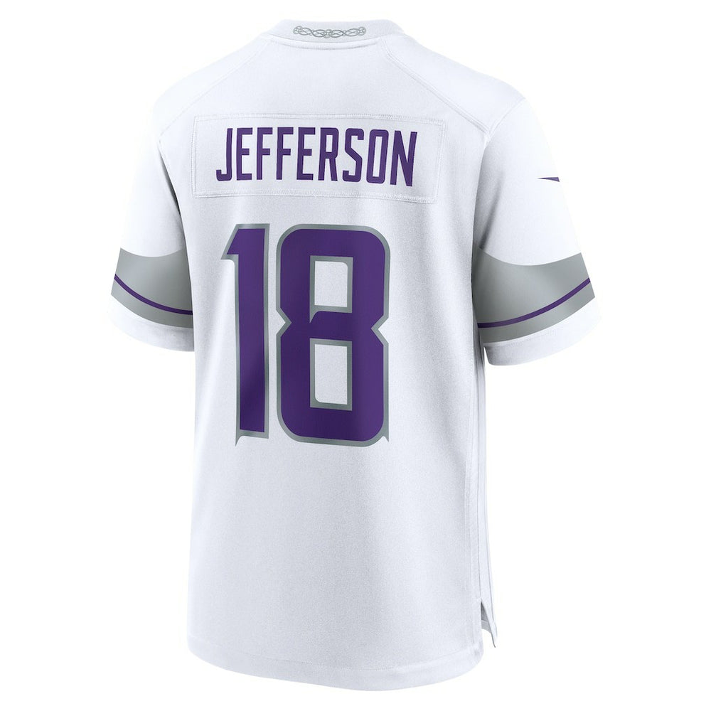 Justin Jefferson Minnesota Vikings Alternate Game Player Jersey White