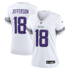 NFL Justin Jefferson Minnesota Vikings Women's Alternate Game Player Jersey - White