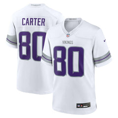 NFL Cris Carter Minnesota Vikings Alternate Retired Player Game Jersey - White