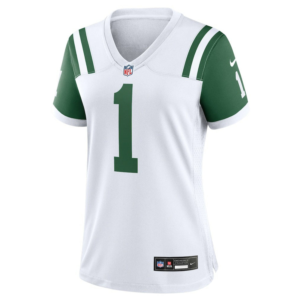 Ahmad Sauce Gardner New York Jets Women's Classic Alternate Game Jersey White