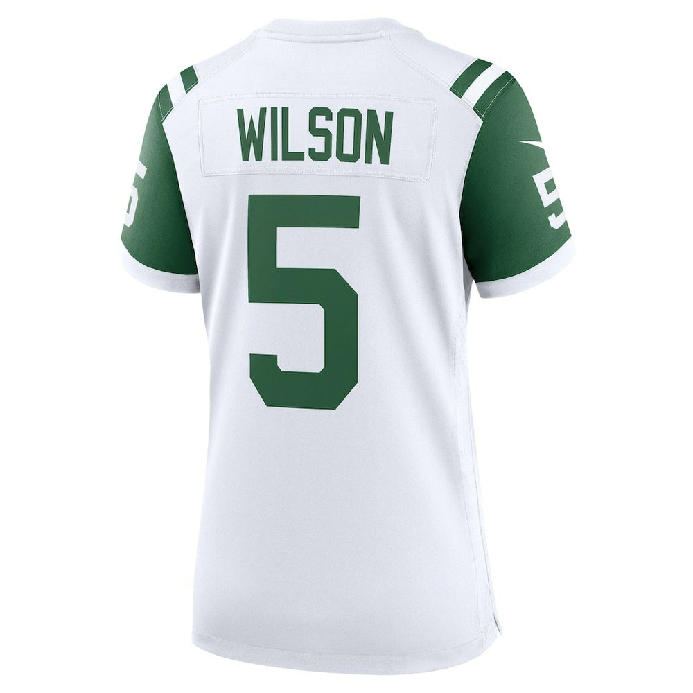 Garrett Wilson New York Jets Women's Classic Alternate Game Jersey White