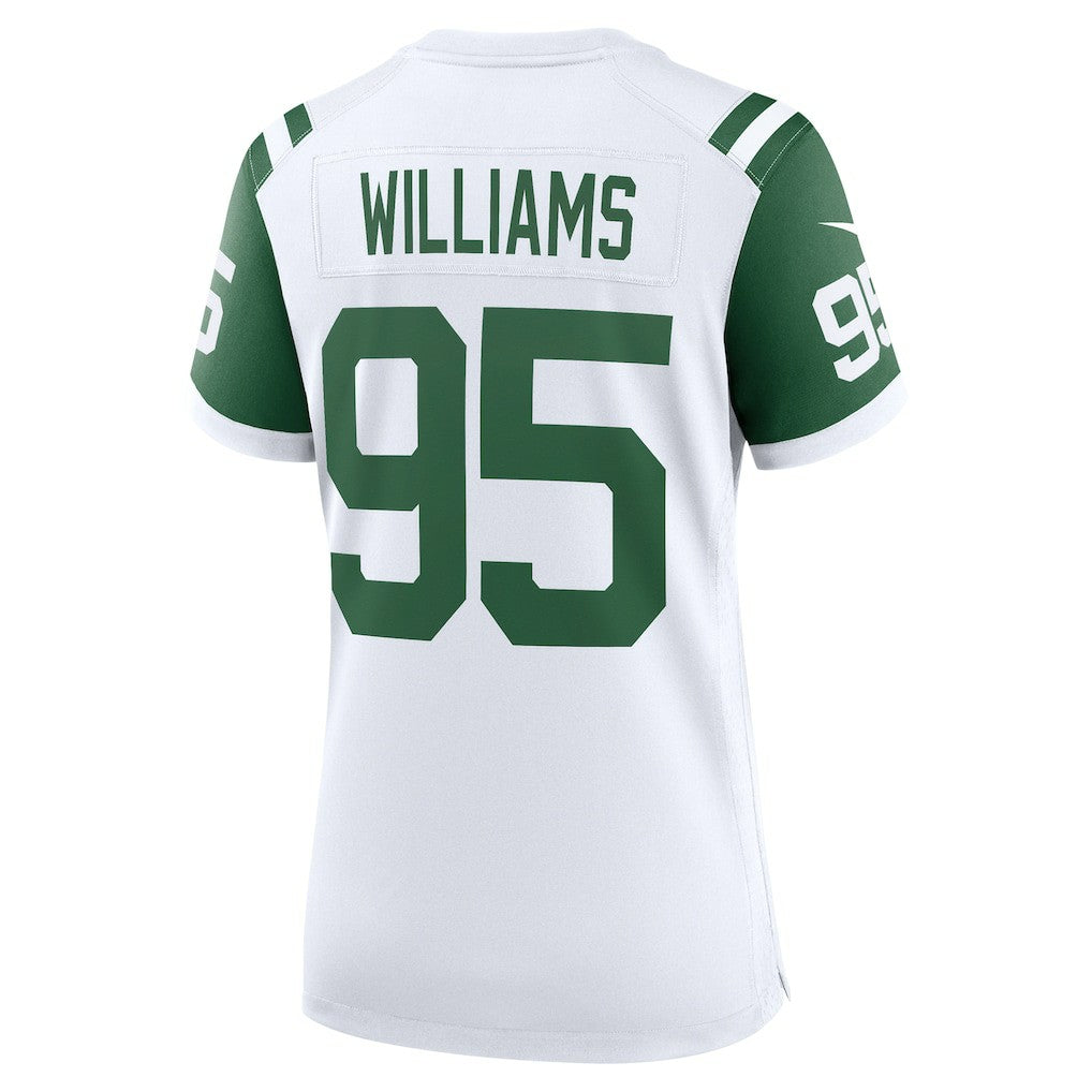 Quinnen Williams New York Jets Women's Classic Alternate Game Jersey White
