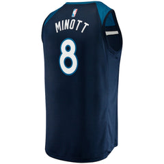 Josh Minott Minnesota Timberwolves Fast Break Player Jersey Icon Edition Navy