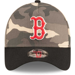 Boston Red Sox New Era Camo Crown A-Frame 9FORTY Adjustable Hat Hats