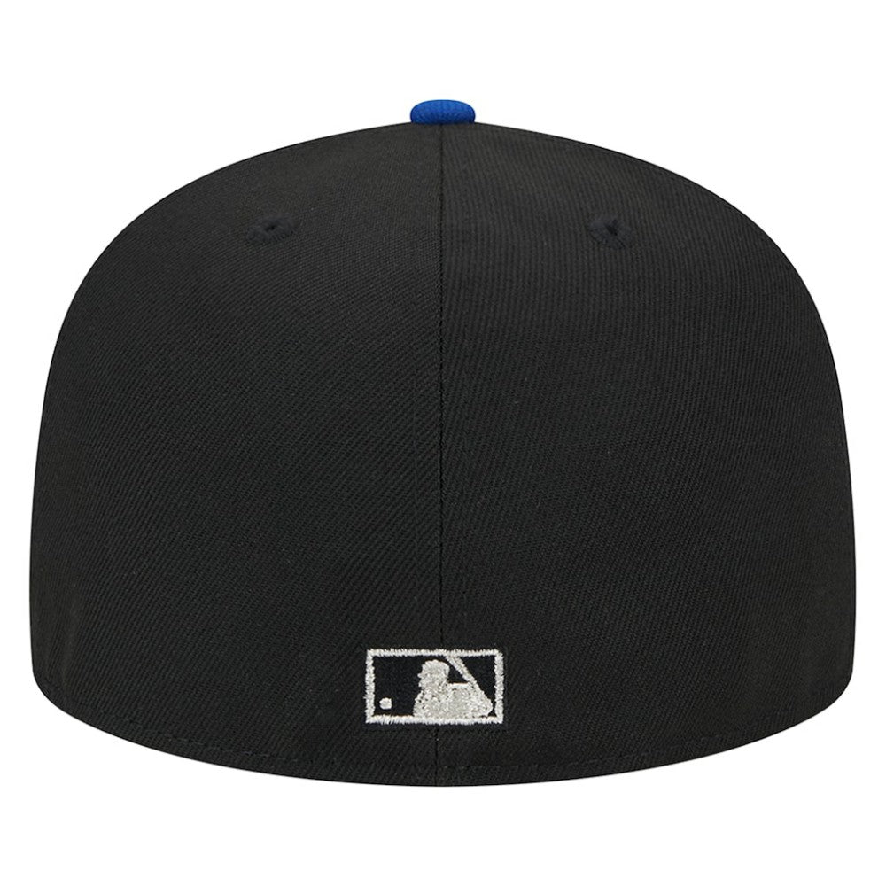 Chicago Cubs New Era Metallic Camo 59FIFTY Fitted Hat - Black Hats