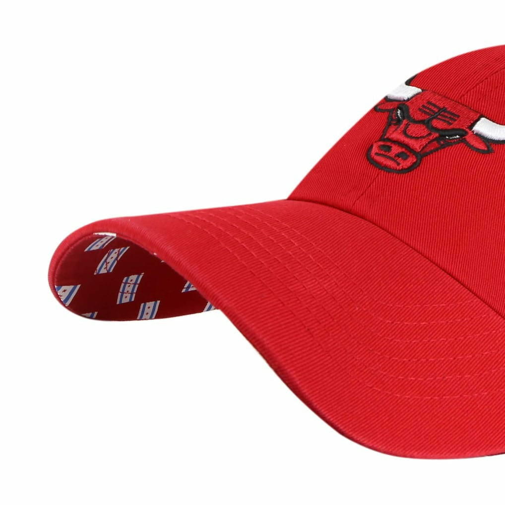 Chicago Bulls '47 Women's Confetti Undervisor Clean Up Adjustable Hat Red