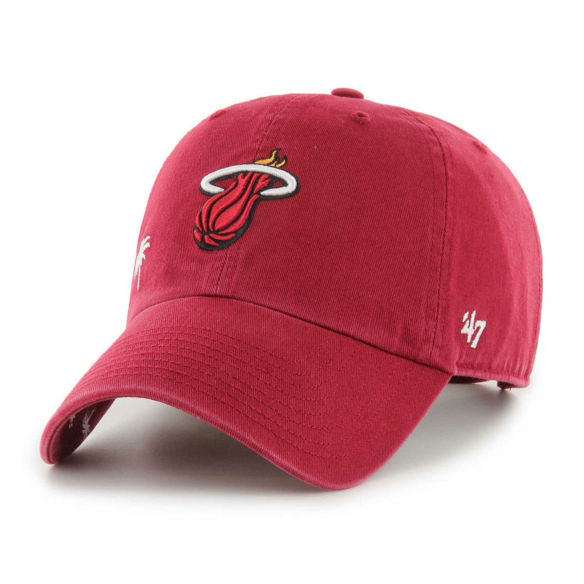 Miami Heat '47 Women's Confetti Undervisor Clean Up Adjustable Hat Red