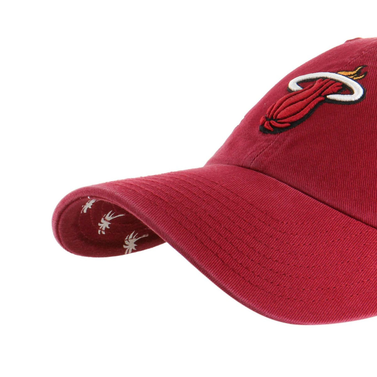 Miami Heat '47 Women's Confetti Undervisor Clean Up Adjustable Hat Red