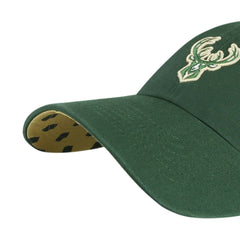 Milwaukee Bucks '47 Women's Confetti Undervisor Clean Up Adjustable Hat Hunter Green