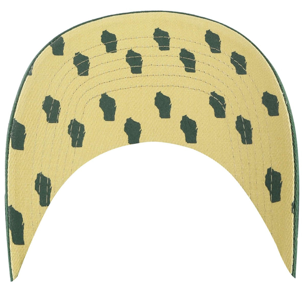 Milwaukee Bucks '47 Women's Confetti Undervisor Clean Up Adjustable Hat Hunter Green