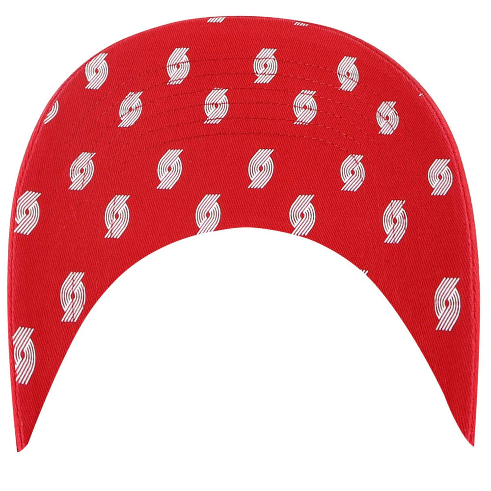 Portland Trail Blazers '47 Women's Confetti Undervisor Clean Up Adjustable Hat Red