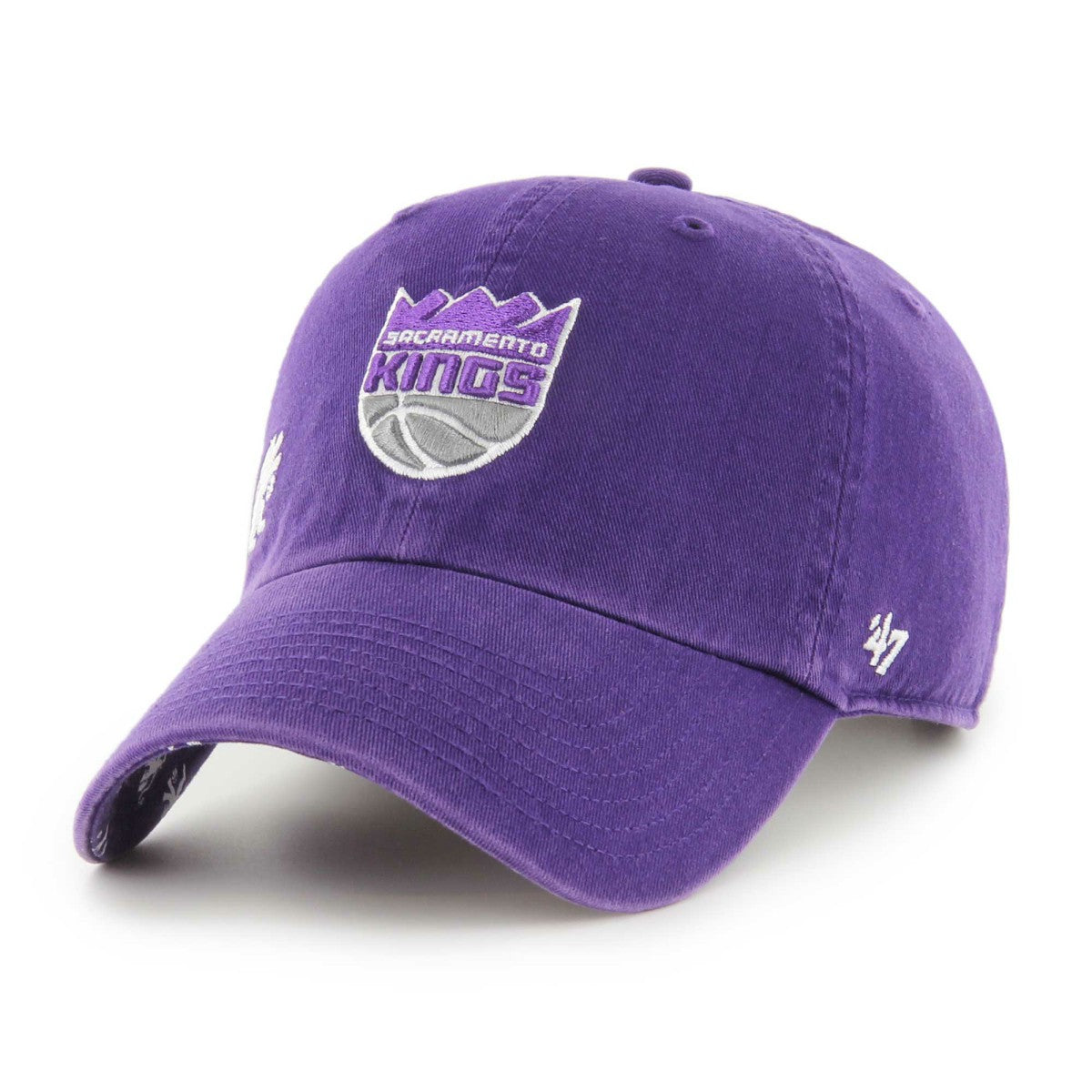 Sacramento Kings '47 Women's Confetti Undervisor Clean Up Adjustable Hat Purple