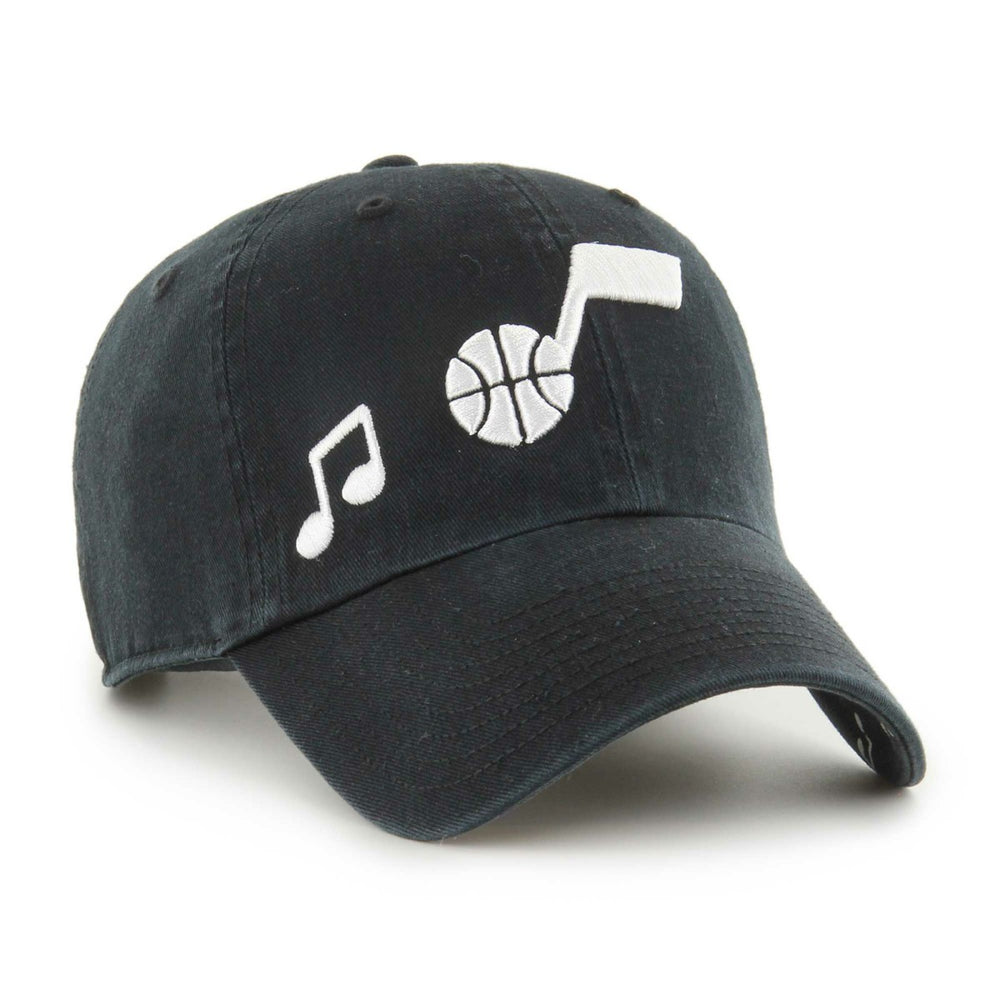 Utah Jazz '47 Women's Confetti Undervisor Clean Up Adjustable Hat Black