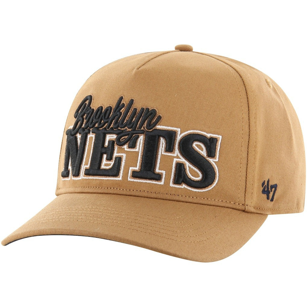 Brooklyn Nets '47 Barnes Hitch Adjustable Hat Tan