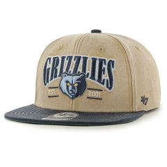 Memphis Grizzlies '47 Chilmark Captain Snapback Khaki/Navy