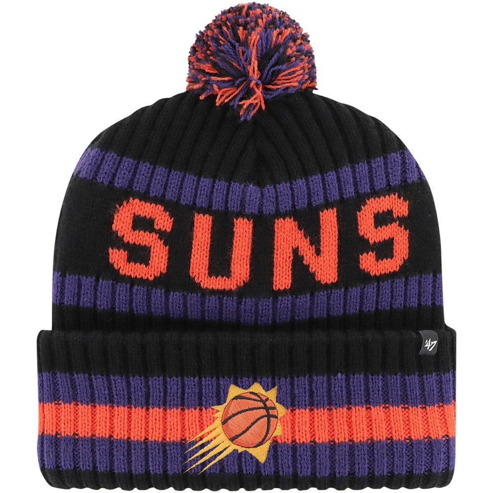 Phoenix Suns '47 Bering Cuffed Knit Hat with Pom Black