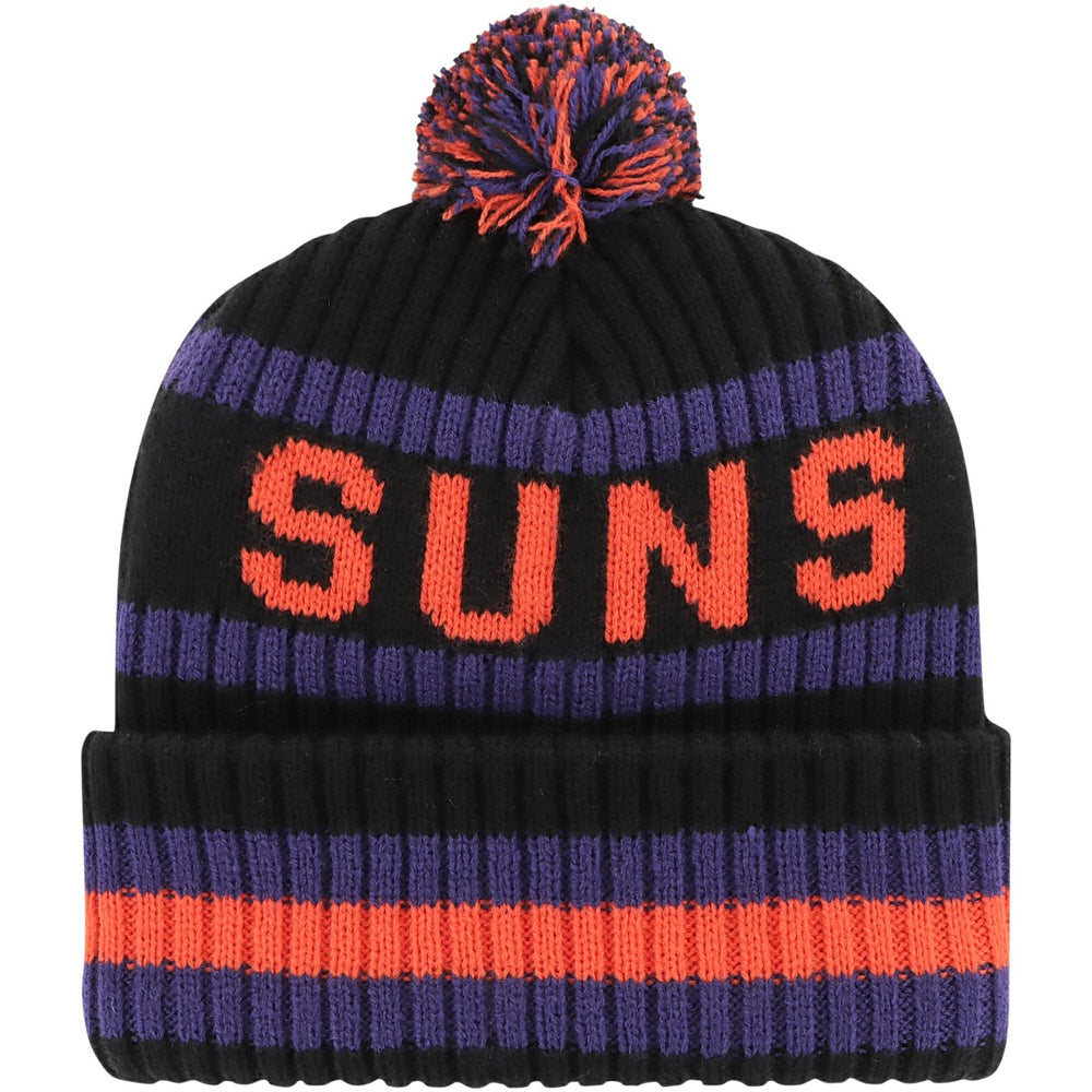 Phoenix Suns '47 Bering Cuffed Knit Hat with Pom Black