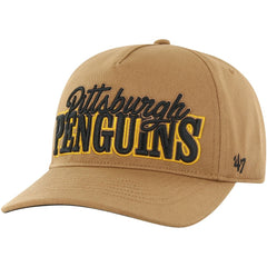 NHL Pittsburgh Penguins '47 Barnes Hitch Adjustable Hat - Tan