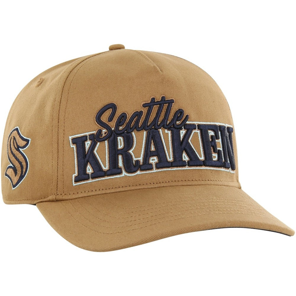 NHL Seattle Kraken '47 Barnes Hitch Adjustable Hat - Tan