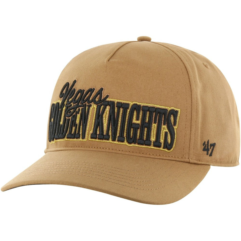 NHL Vegas Golden Knights '47 Barnes Hitch Adjustable Hat - Tan
