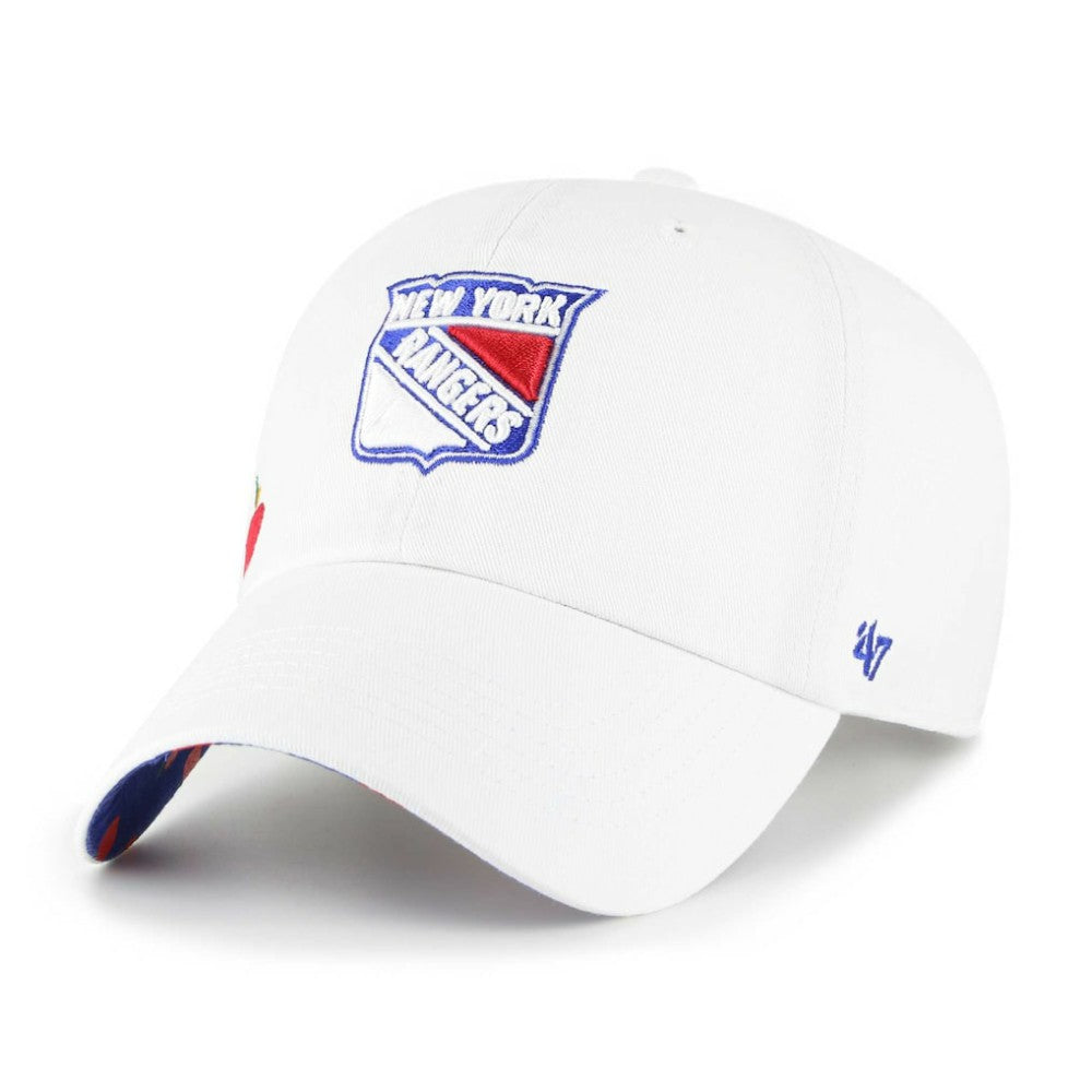 NHL New York Rangers '47 Women's Confetti Clean Up Adjustable Hat - White