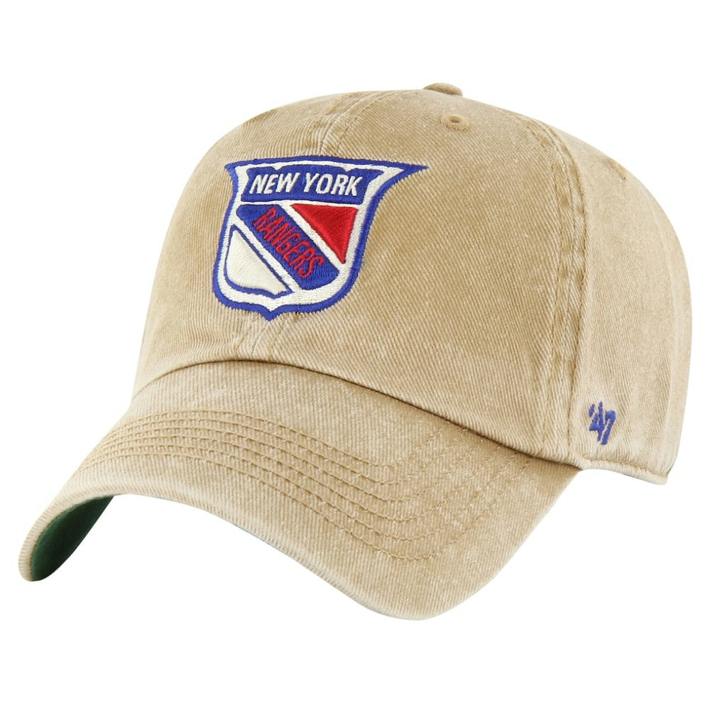NHL New York Rangers '47 Earldor Clean Up Adjustable Hat - Khaki