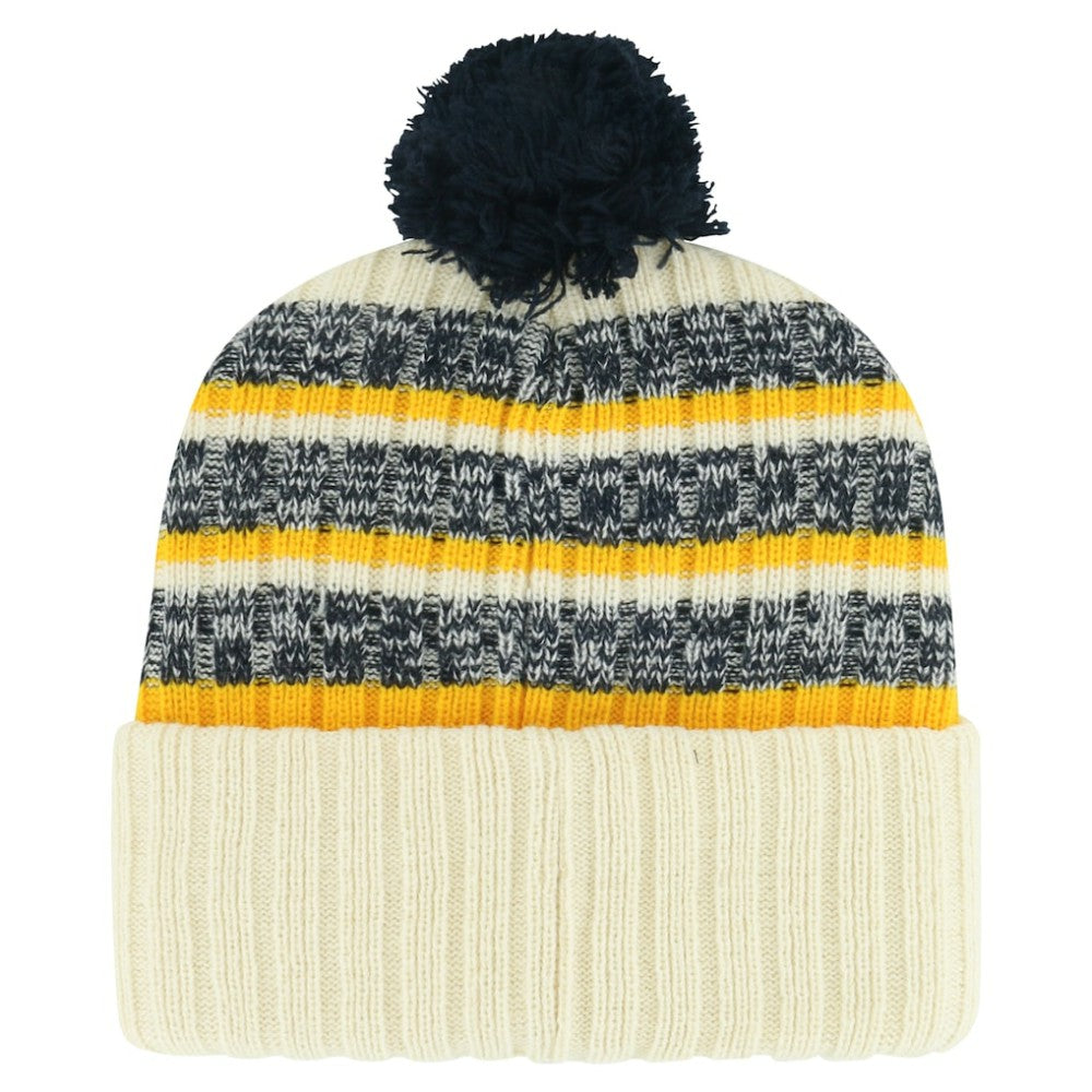 NHL Nashville Predators '47 Tavern Cuffed Knit Hat with Pom - Cream