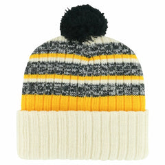 NHL Pittsburgh Penguins '47 Tavern Cuffed Knit Hat with Pom - Cream